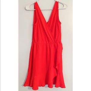 red boutique dress